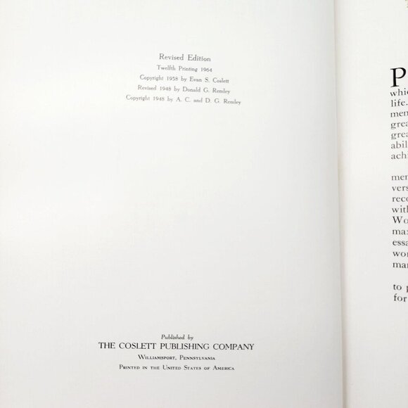 Vintage Leaves of Gold  Anthology of Prayers Memorable Phrases 1964 Hardcover - Picture 3 of 13